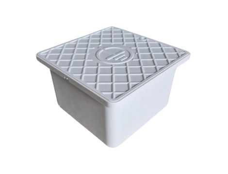 Skrzynka odgromowa uziomowa na złącze 170x170x100 RAL9010