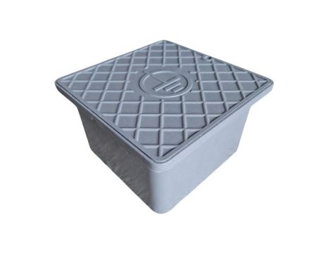 Skrzynka odgromowa uziomowa na złącze 170x170x100 RAL7001