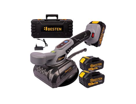 Przyssawka Wibrująca Do Płytek Wibrator Do płytek 2X AKU 20V PRO Walizka BESTEN BE0002855