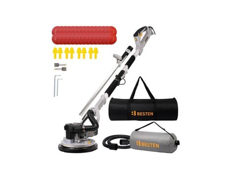 Szlifierka Do Gipsu Żyrafa Gładzi Tynku Ścian Tynków 220Cm LED + 30x Papier BESTEN BE0002906