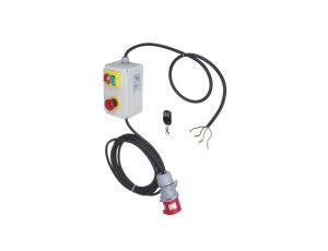 Trójfazowy wyłącznik max. 3~ 400V / 9A / 4kW sterowany pilotem bezprzewodowym, nastawa zabezpieczenia termicznego 6,5 – 10A