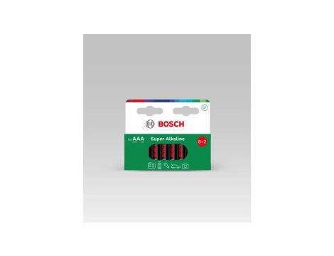 Baterie AAA 1,5V LR03 Super Alkaline Bosch zestaw 10sztLR03SA10B/00