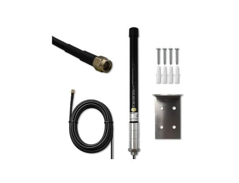 Qoltec Antena 4G LTE 15dBi dookólna zewnętrzna SMA włókno szklane