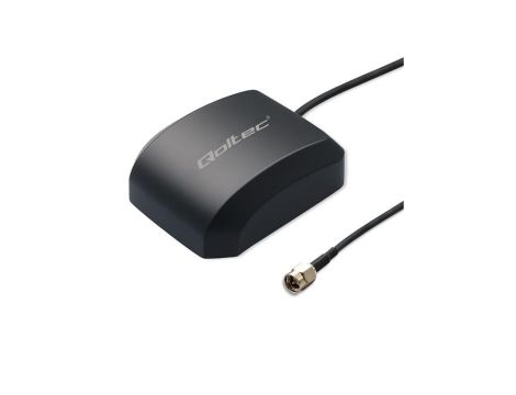 Qoltec Mobilna Antena GPS GLONASS z podstawą magnetyczną dookólna 28dBi SMA