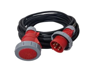 IP67 CEE 16A 5P 400V 20m Przedłużacz budwolany siłowy H07RN-F 5x2,5 mm2 PARTNERSITE 17438