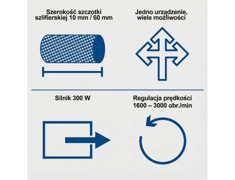 Satyniarka i szlifierka szczotkowa do drewna i metalu MRS500 SCHEPPACH - 5