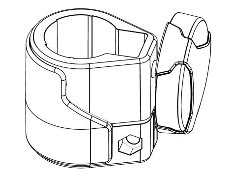 Uchwyt plastikowy do stojaka/tripoda Scangrip O35 mm