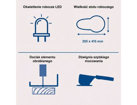 Wyrzynarka włosowa 120 W DECO-XLS Scheppach - 2
