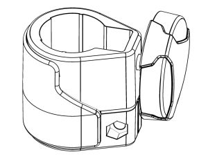 Uchwyt plastikowy do stojaka/tripoda Scangrip O28 mm