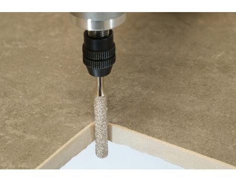 Sztyfty diamentowe do szlifowania, cylindryczne, średnica 5 mm, 2 szt. - 2