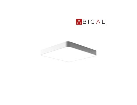 Abigali Plafon LED kwadratowy 400x400x50mm 24W ściemnialny, pilot, ABIGALI-MD1002-40-BY