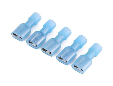 Końcówka kablowa nasuwka izolowana 6.3*0.8 1.5-2.5mm2 100szt