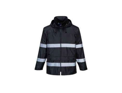 Kurtka przeciwdeszczowa f440 czarna rozmiar l