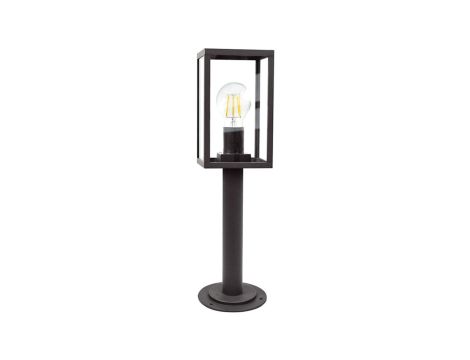 Lampa Ogrodowa Stojąca Malmo do LED E27 Wysoka 48cm Grafit - GOLDLUX (Polux)