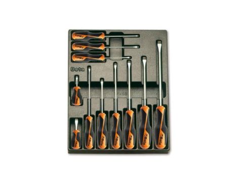 Zestaw wkrętaków we wkładce z tworzywa 11szt