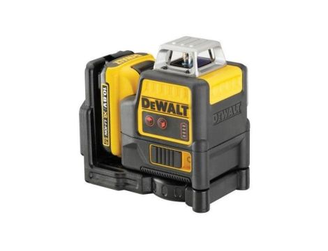 Laser liniowy 3-płaszczyznowy 10,8v czerwona wiązka+det