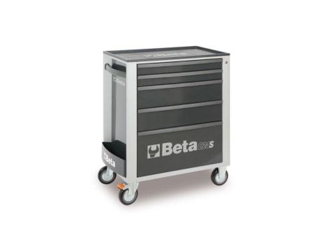 Wózek narzędziowy z 5 szufladami szary. c24s