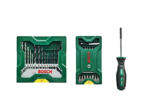 Zestaw akcesoriów wiertła + bity 41 el.