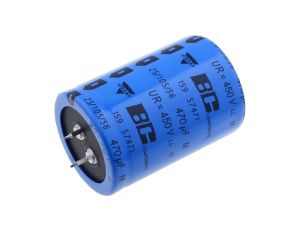 Kondensator: elektrolityczny, 470uF, 450VDC, Ø35x50mm 20 MAL215957471E3