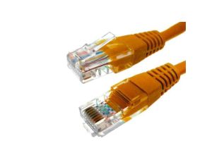 Kabel patchcord UTP5 0,5m pomarańczowy