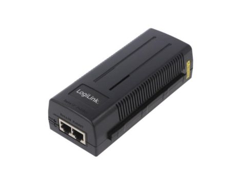 Zasilacz PoE, 10/100/1000Mbps, czarny, 30W POE004