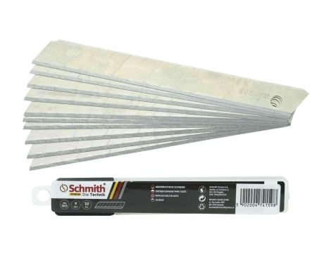 Ostrze łamane stalowe 9mm - 10 sztuk Schmith