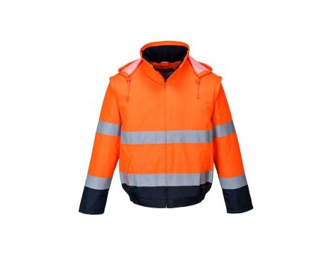 Kurtka ostrzegawcza 2w1 c464 pomarańczowa rozmiar xl