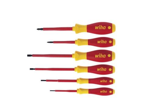 Zestaw wkrętaków softfinish electric płaski 6 części