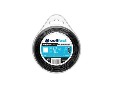 Żyłka do wykaszarki kwadrat premium 2.7mm 15m