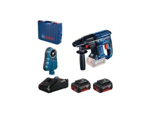 Młot udarowy obrotowy sds+ gbh 180-li + gde 68 2*4.0ah