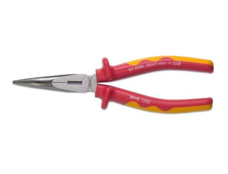 Szczypce półokrągłe odgięte 200mm w izol do 1000v