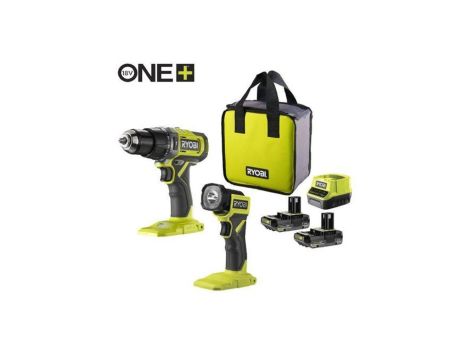 Akumulatorowa wiertarko-wkrętarka rpd18-2c20st 2*2.0ah one+