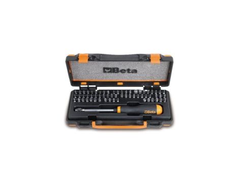 Zestaw 61 końcówek wkrętakowych + akcesoria