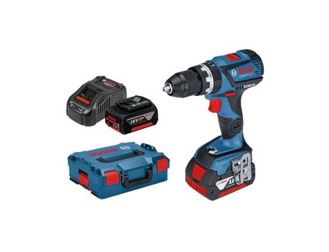 Wiertarko-wkrętarka aku. udarowa gsb 18v-60 c 2*5.0ah l-box