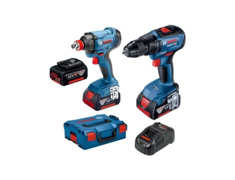 Zestaw narzędzi akum. gdx180li+gsr18v-50 3*5.0ah l-boxx