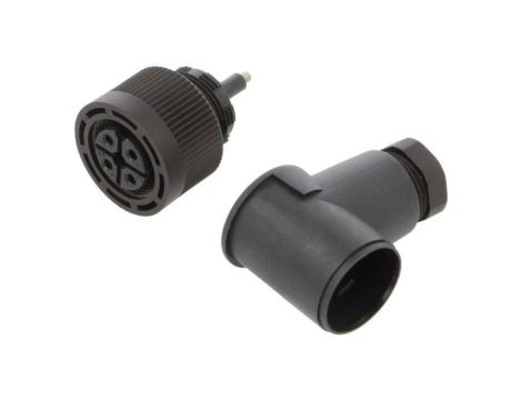 Złącze: M18 wtyk żeńskie 250V 4A IP65 PIN: 4 zacisk śrubowy SDOAJ040PLSFKPG