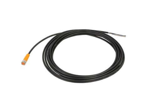 Przewód z gniazdem Złącze: M8 Gniazdo (proste, 3-PIN) Przewód 5m IP65/IP67/IP68/IP69K Styki pozłacane, Bezhalogenowy EVC142