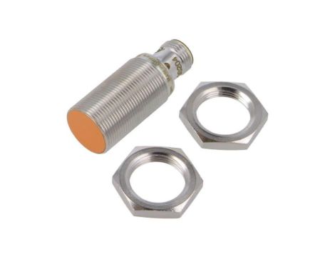 Czujnik Indukcyjny Obudowa: M18 Zasięg: 8mm Wyjście: 1xPNP(NO) Złącze: M12 Zasilanie: 10-30VDC IP67 Zwiększony zasięg, Styki poz