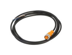 Przewód z gniazdem Złącze: M12 Gniazdo (proste, 4-PIN) Przewód 2m IP65/IP67/IP68/IP69K Styki pozłacane, Bezhalogenowy EVC001