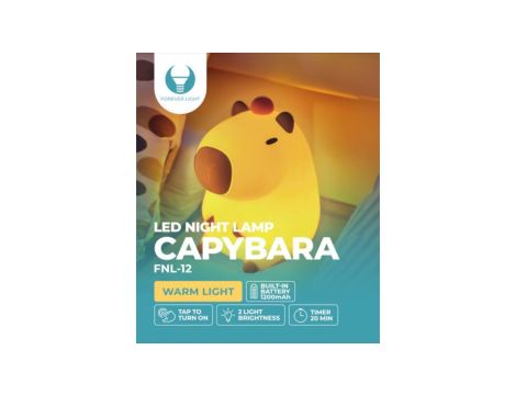 Lampka nocna LED PRZYJAZNA KAPIBARA FNL-12 Forever Light