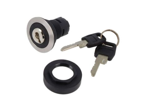 Przełącznik obrotowy z kluczem ID Ilość Pozycji(Poz.stab): 3(3) IP65 22mm RRJVASSA13