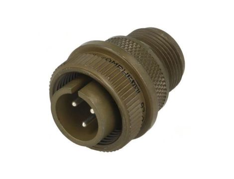 Złącze okrągłe wtyk na przewód -PIN 3 męskie 97 97-3106A-14S-1P