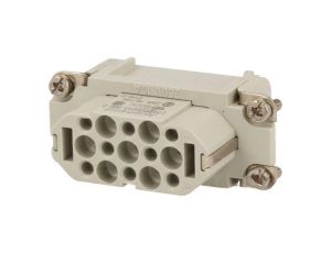Złącze HDC wkładka stykowa żeńskie 10A 250V -PIN 15 15+PE C14610B0150002