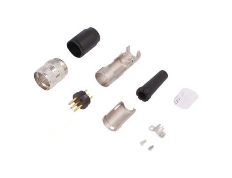 Złącze M16 wtyk męskie -PIN 6 5A 300V C091A T3400018U