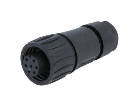 Złącze okrągłe wtyk na przewód -PIN 7 żeńskie 6+PE C01630D00611012