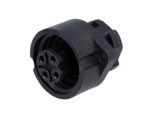 Złącze okrągłe gniazdo kołnierz (2 otwory) na panel -PIN 4 C01620G00310012