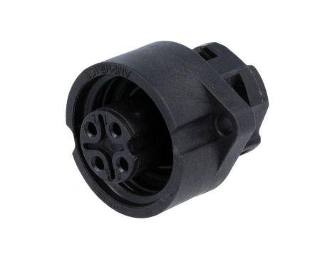 Złącze okrągłe gniazdo kołnierz (2 otwory) na panel -PIN 4 C01620G00310012