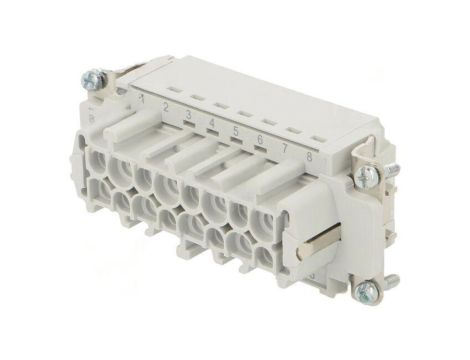 Złącze HDC wkładka stykowa żeńskie 16A 500V -PIN 16 16+PE C14610B0166001