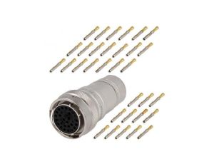 Złącze okrągłe wtyk na przewód -PIN 32 żeńskie zaciskanie RT0W61832SNH-K