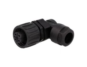 Złącze okrągłe wtyk na przewód -PIN 4 żeńskie zacisk śrubowy C01620F00310012